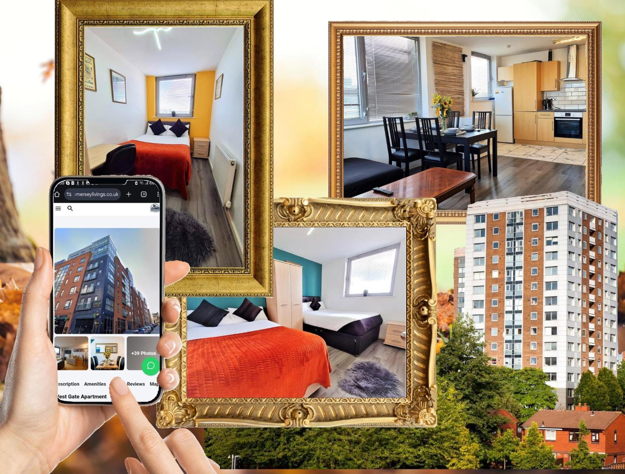 Sidemersey Livings - Central And Quiet 2-Bedroom Apartment Liverpool Extérieur photo